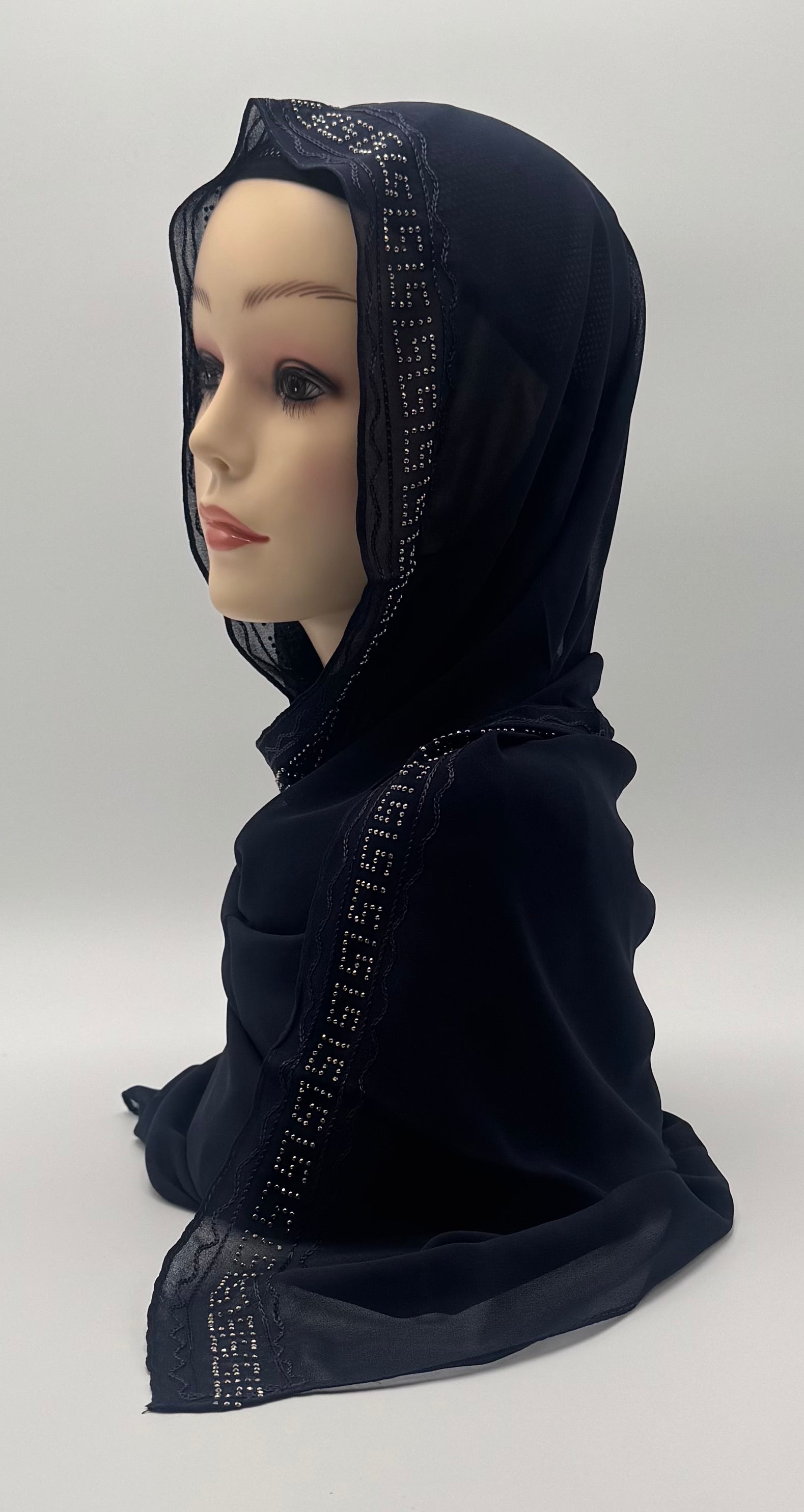 Chiffon Kuwaiti Crystal Line