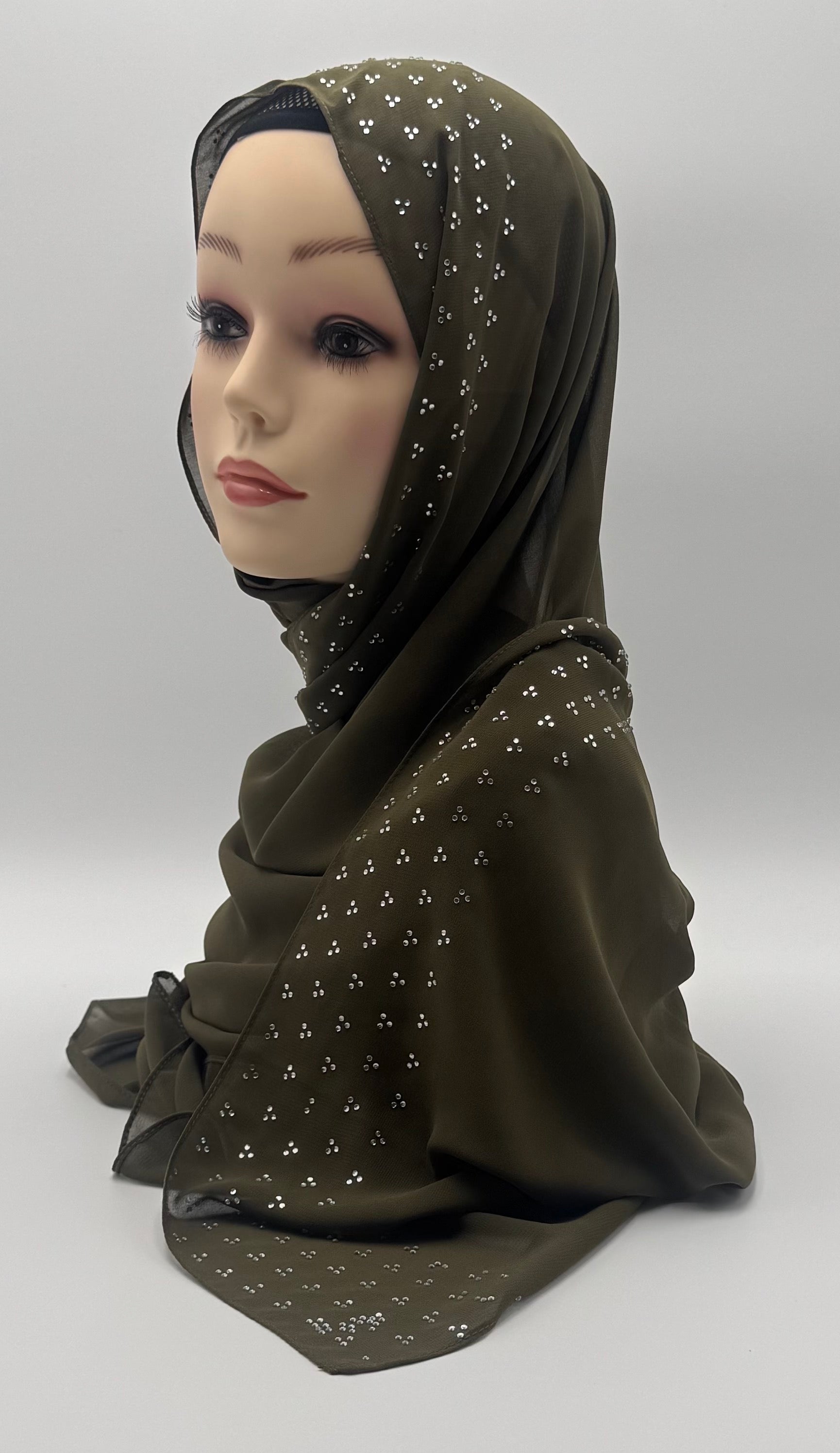 Chiffon Kuwaiti Crystal Line