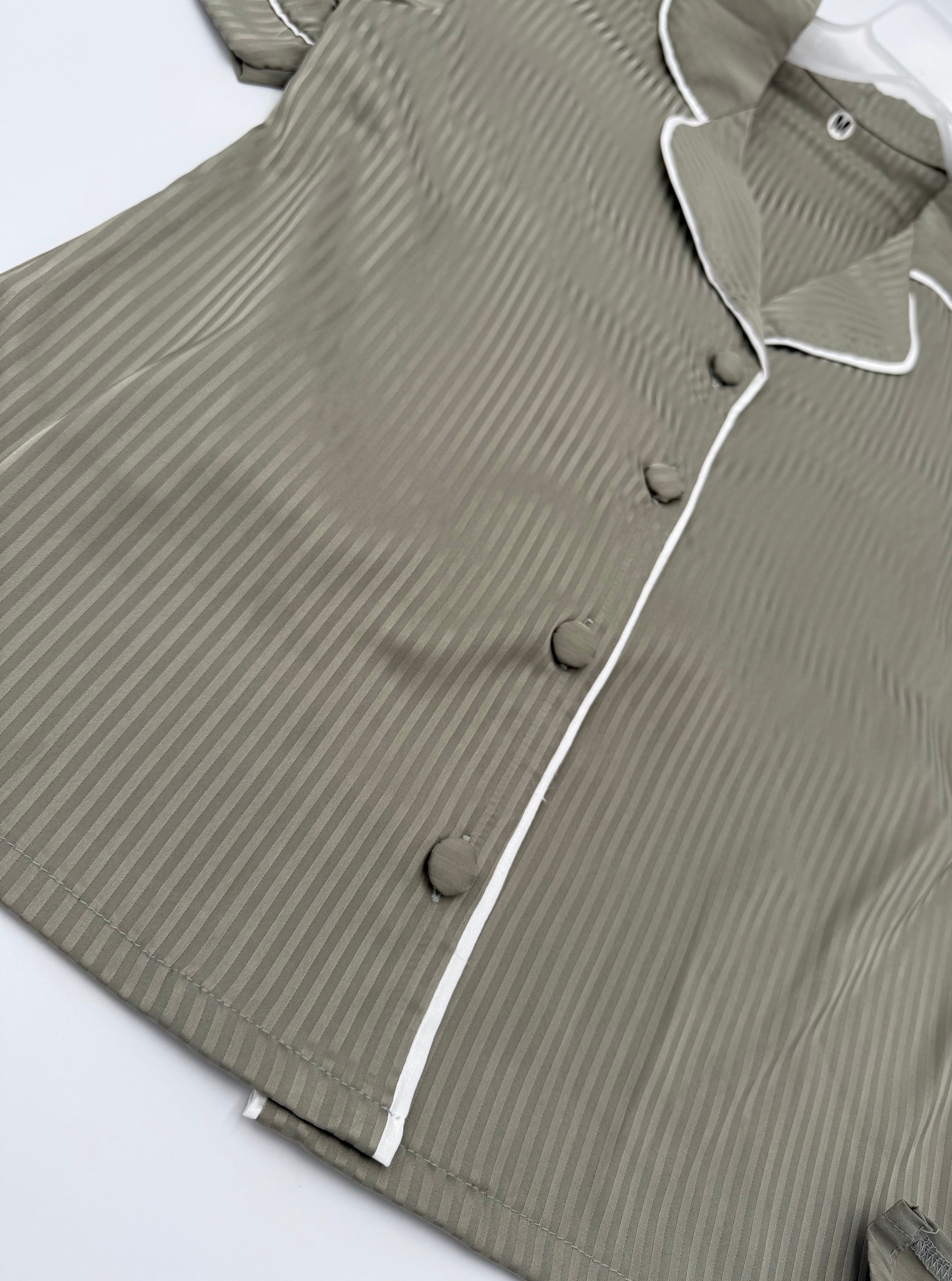 Striped Pajama Set short