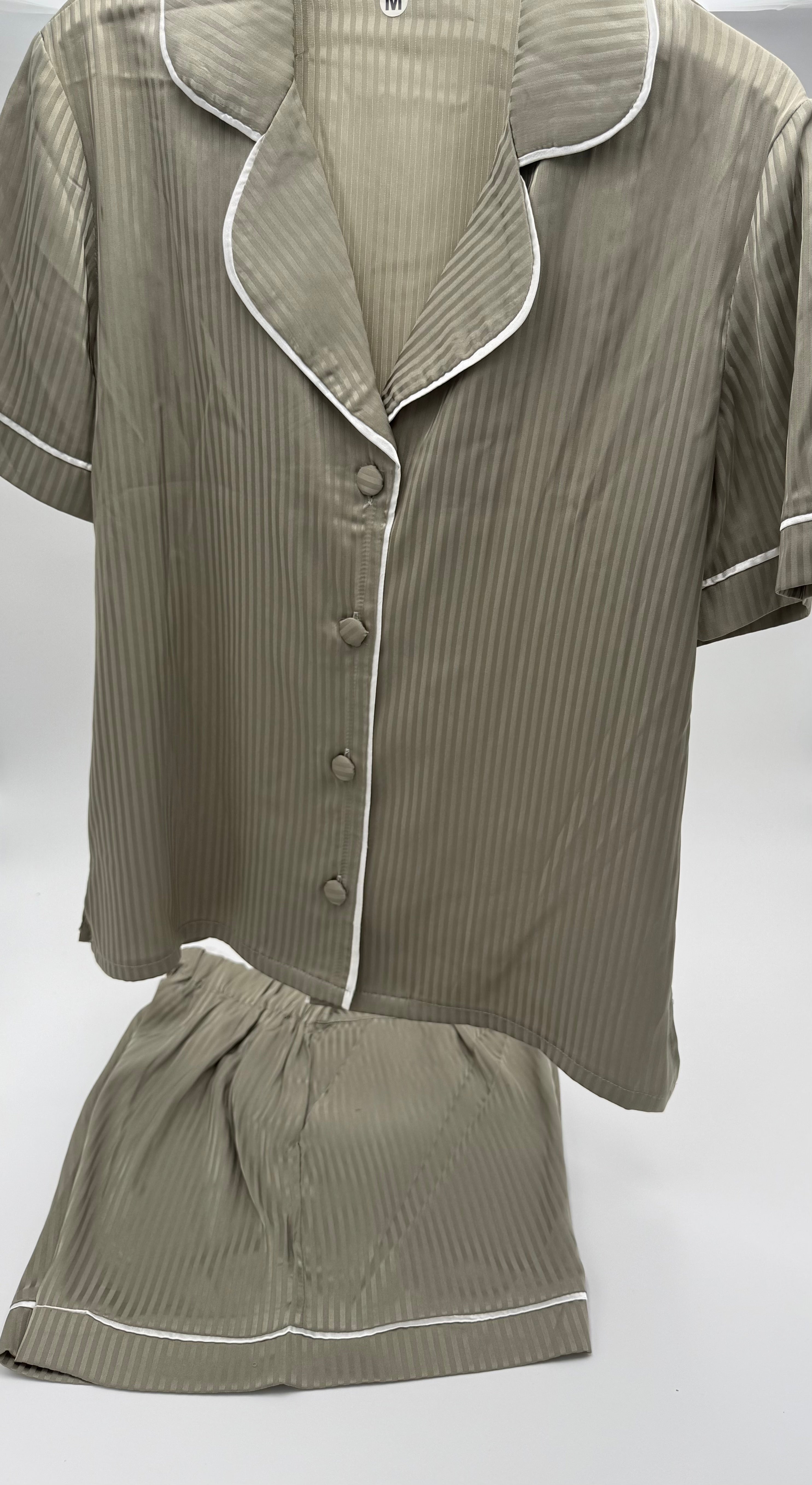 Striped Pajama Set short