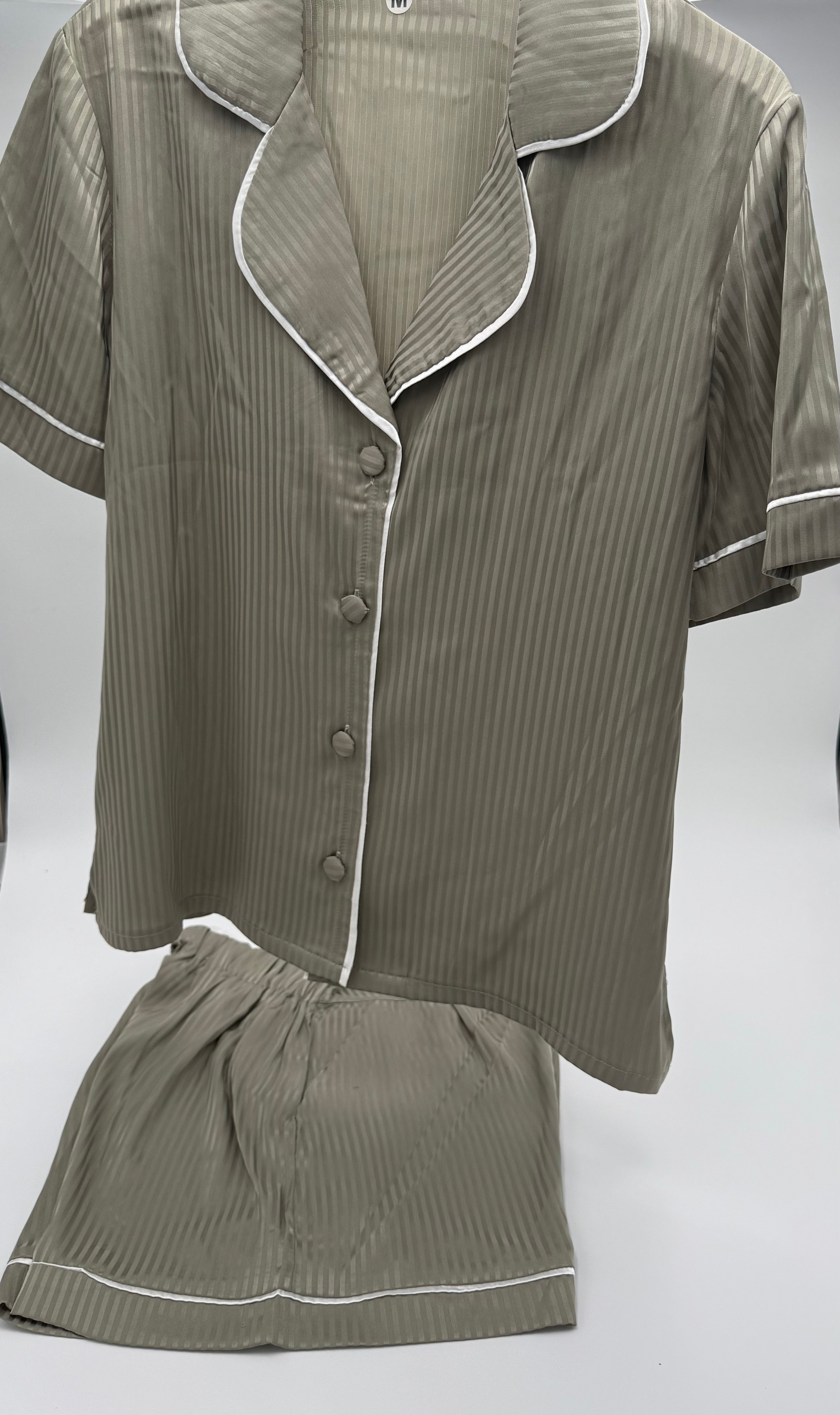 Striped Pajama Set short