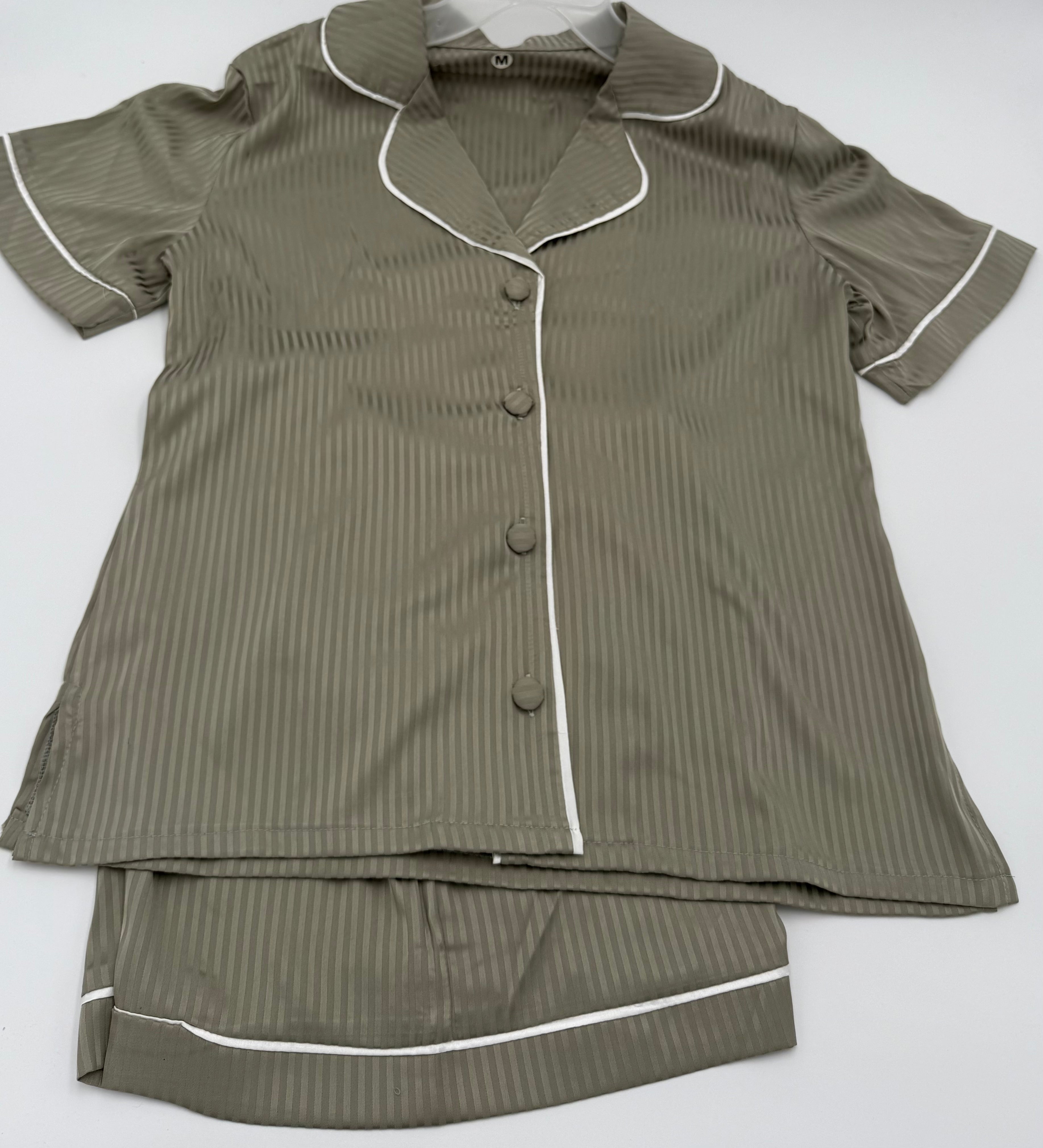 Striped Pajama Set short