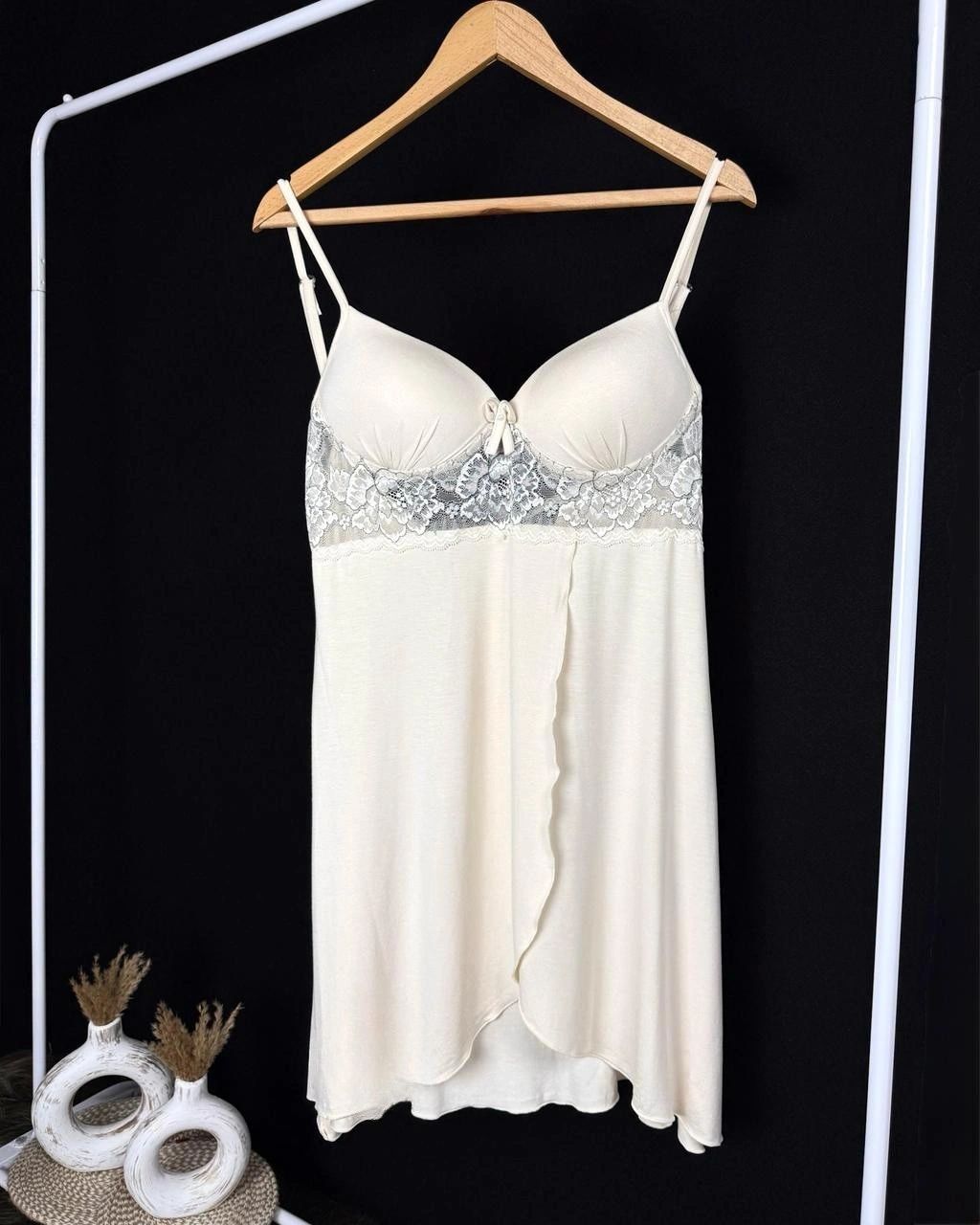 Lace Trim Nightgown