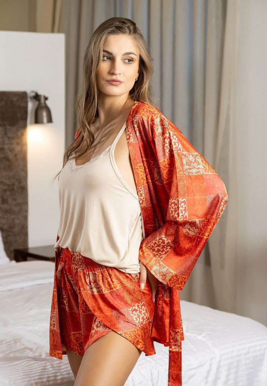 Silk Kimono Robe