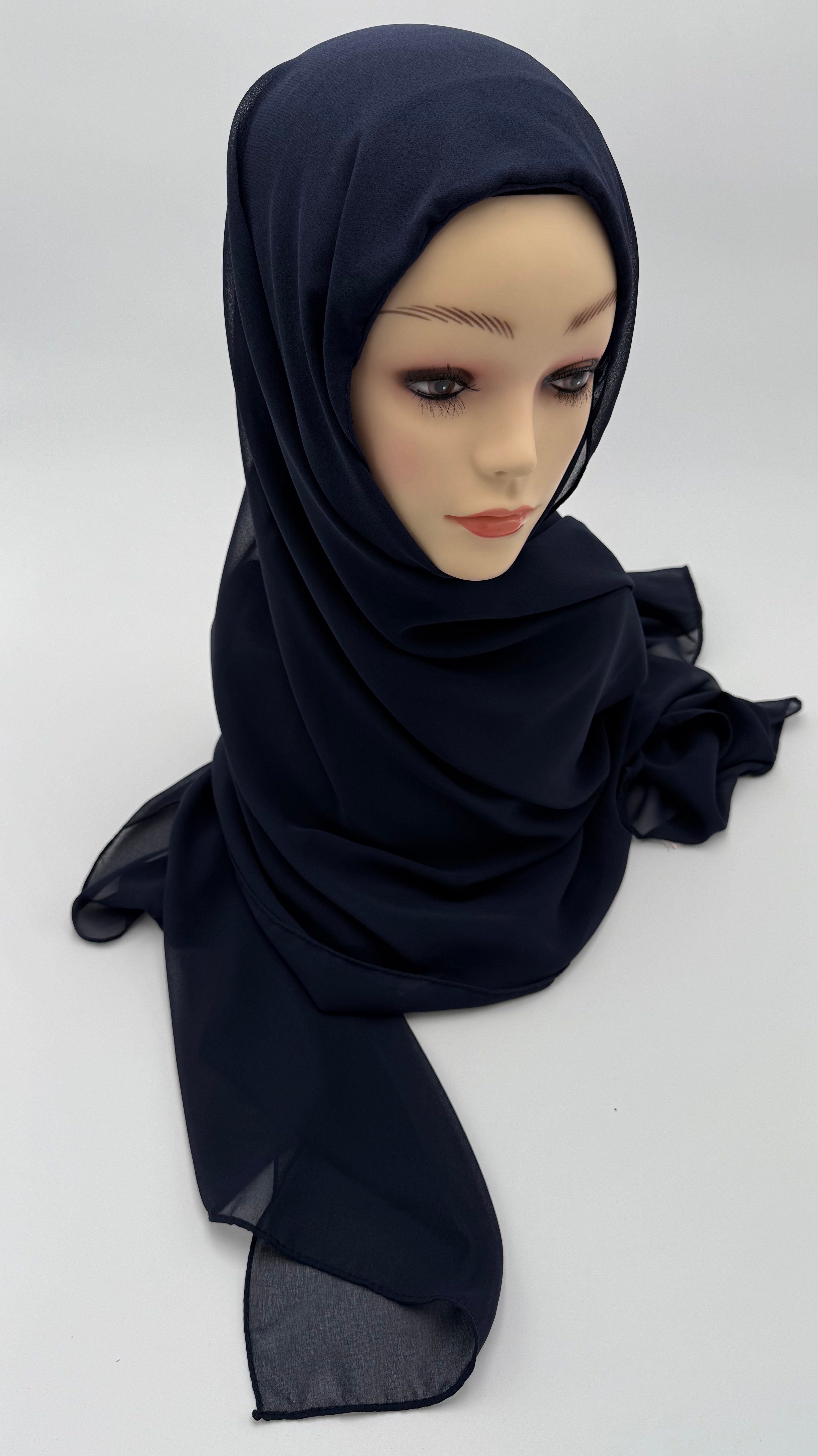 2 in 1 Premium Kuwaiti  chiffon fabric with warm