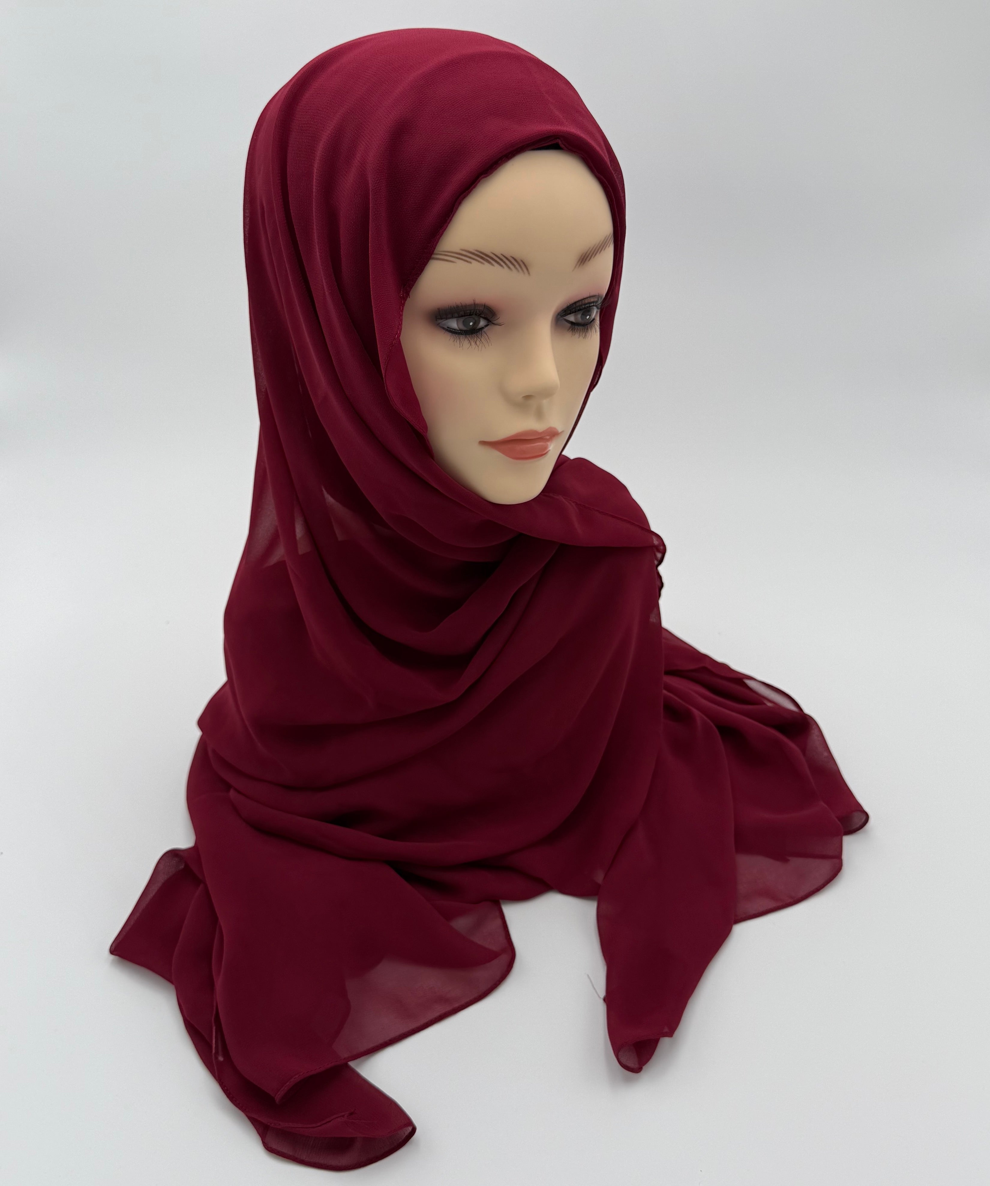 2 in 1 Premium Kuwaiti  chiffon fabric with warm
