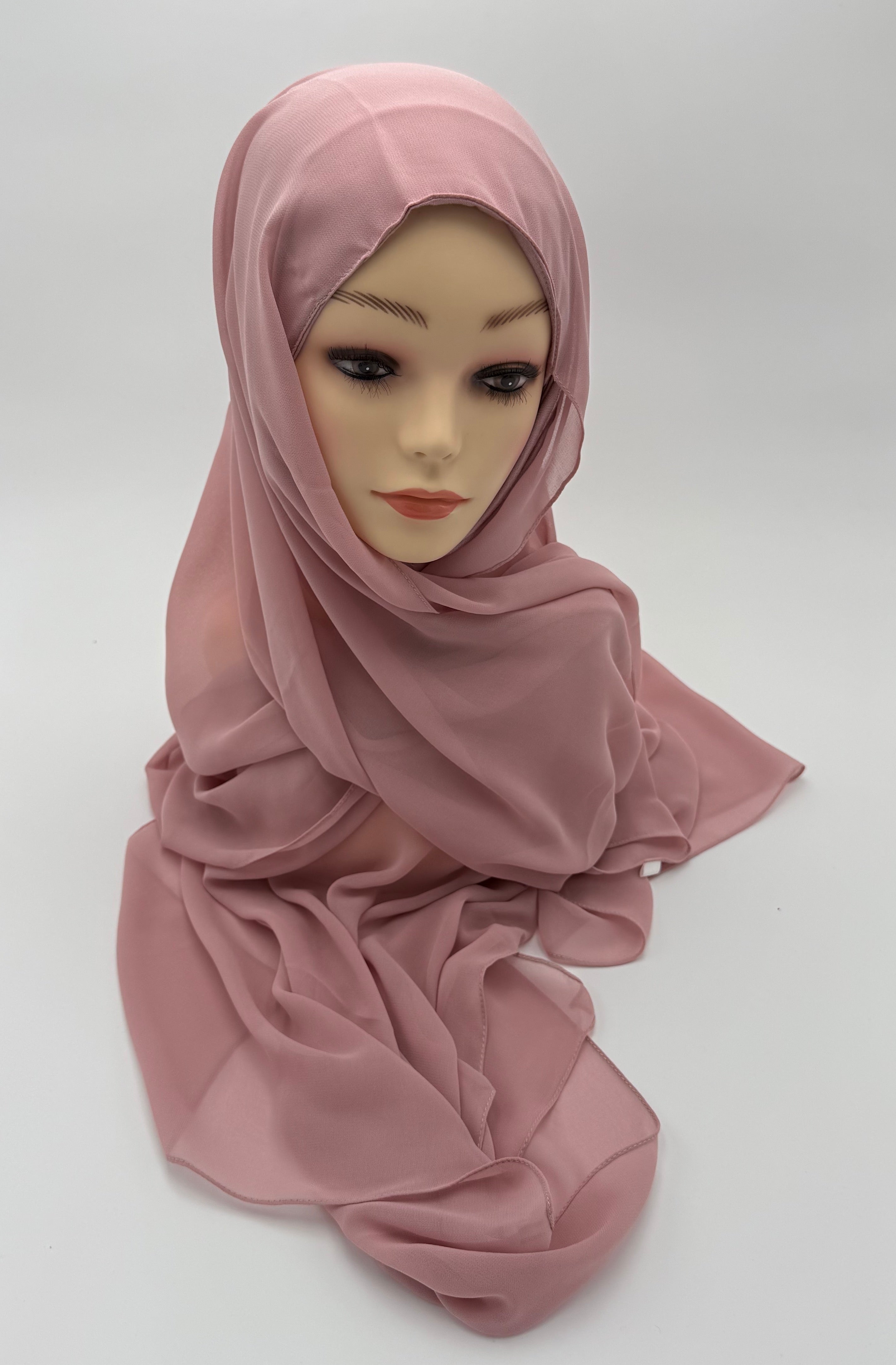 2 in 1 Premium Kuwaiti  chiffon fabric with warm