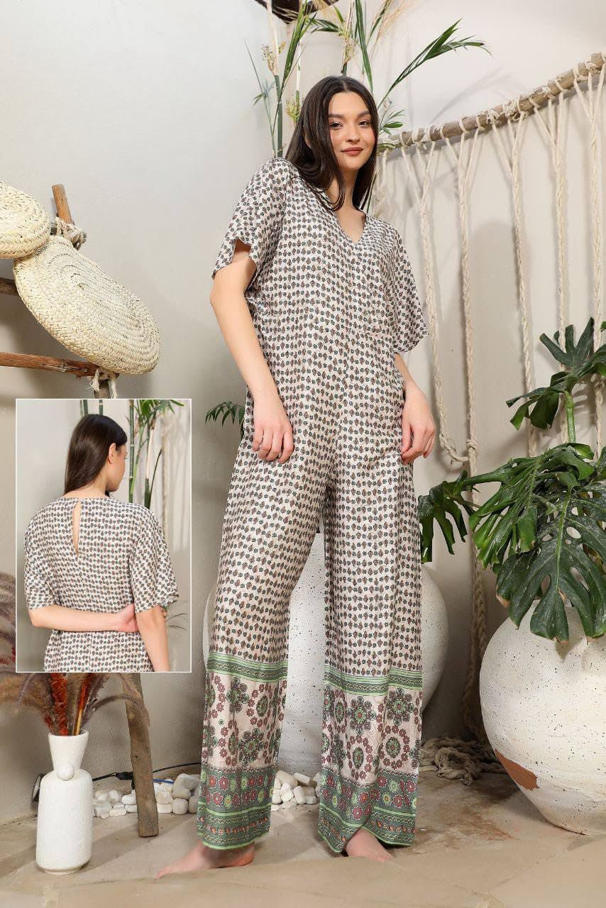 Patterned Lounge Set