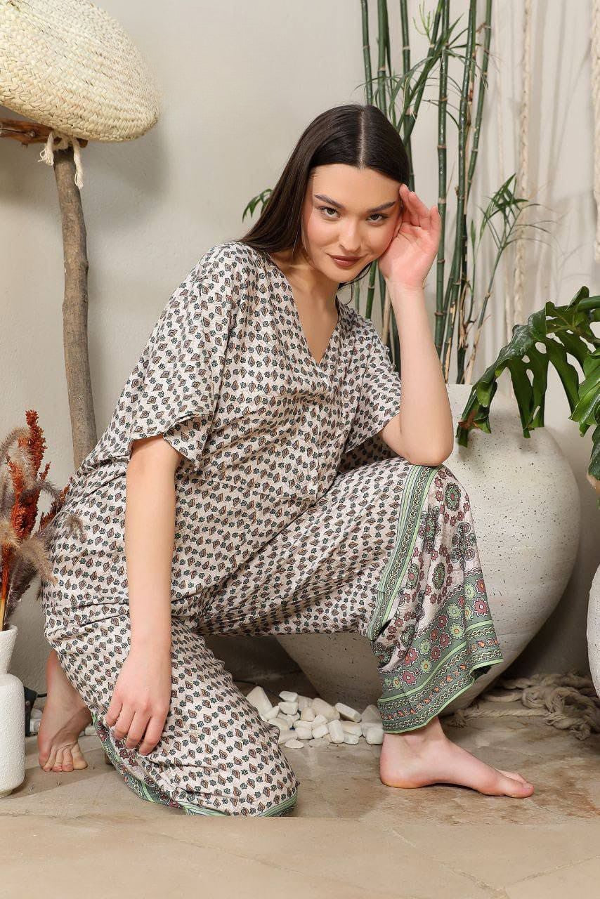 Patterned Lounge Set